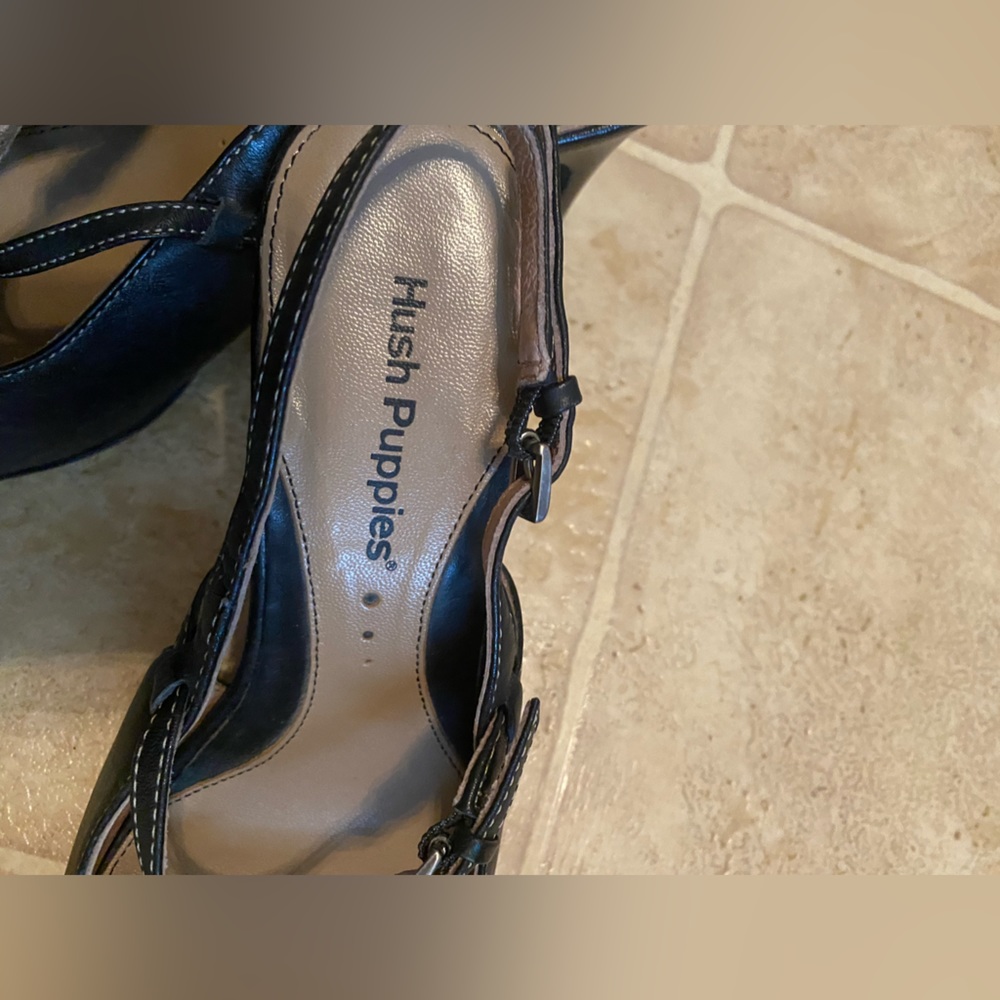 Hush Puppies square toe Mary Jane heels - Picture 2 of 6